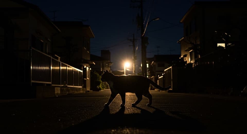 野良猫が夜だけ来る理由