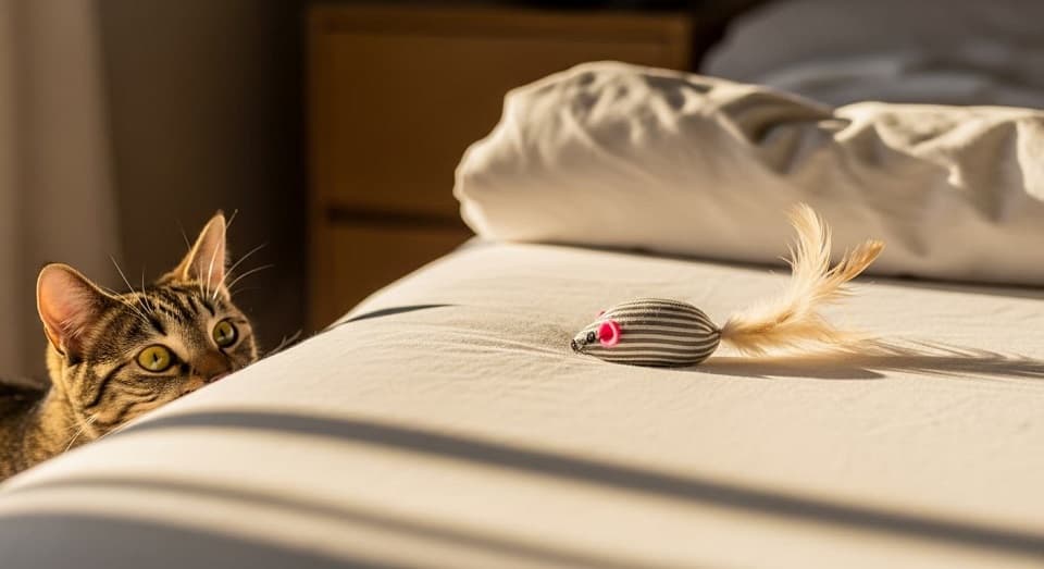 焦りは禁物!離れて寝るようになった猫の上手な誘い方