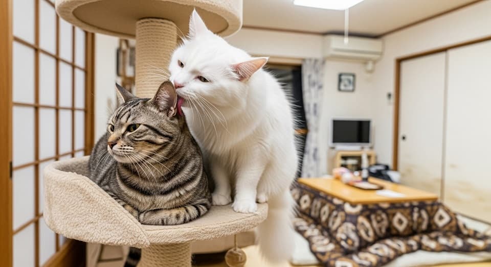 アログルーミングだけで上下関係は決まらない？