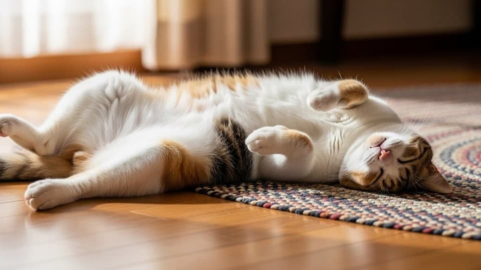 全身で表現!猫が信頼している人にする行動は?