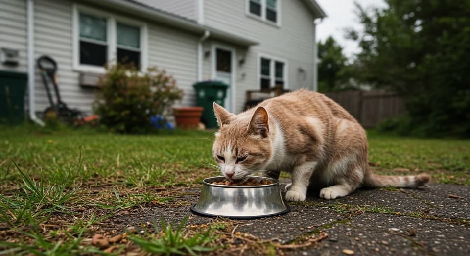野良猫や保護猫でも手から食べるようになる?
