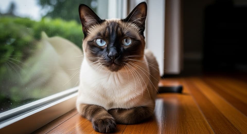 飼い猫と野良猫の窓越しトラブルを防ぐ安全対策と注意点